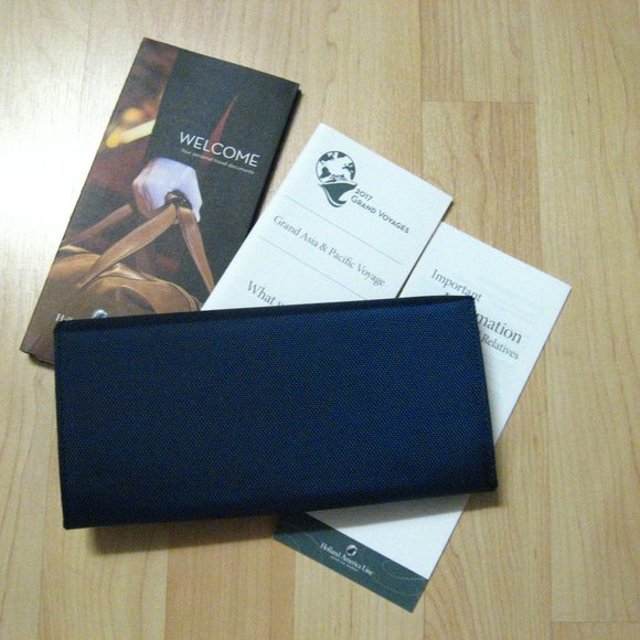 Holland America Cruise Line Blue Ticket Wallet - Picture 10 of 10